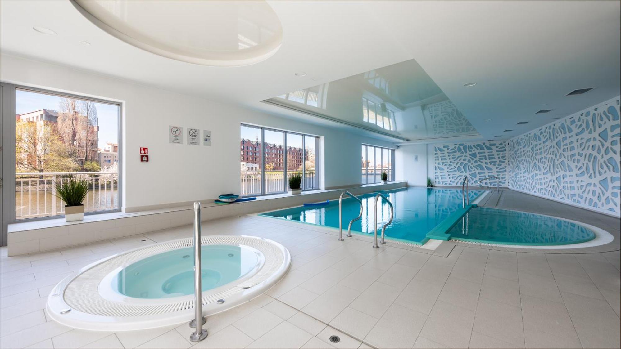 Flatbook - City Center Spa Apartments Waterlane Island Gdańsk Kültér fotó